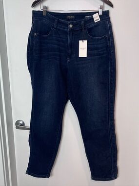 Judy Blue Boyfriend Fit High Waisted Jeans NWT 16W Women's Dark Blue New